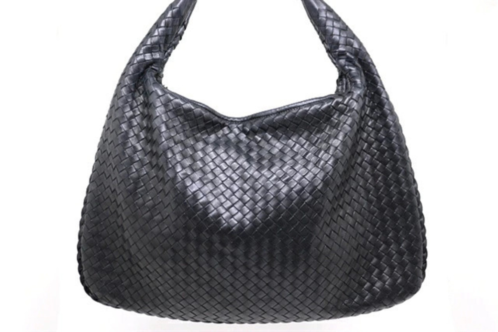 BOTTEGA VENETA Shoulder Bag Intrecciato Black